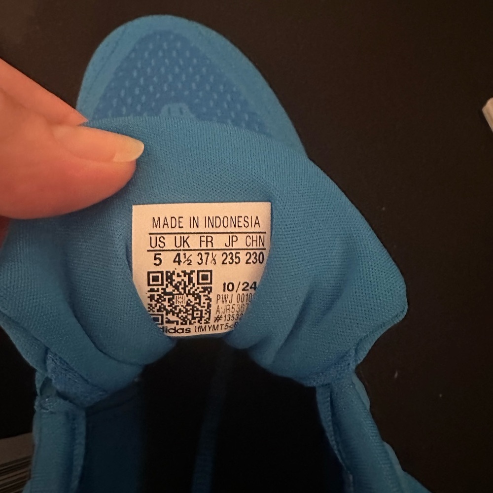 Adidas UltraRun 5 Blue with Orange Accents - Picture 5 of 5